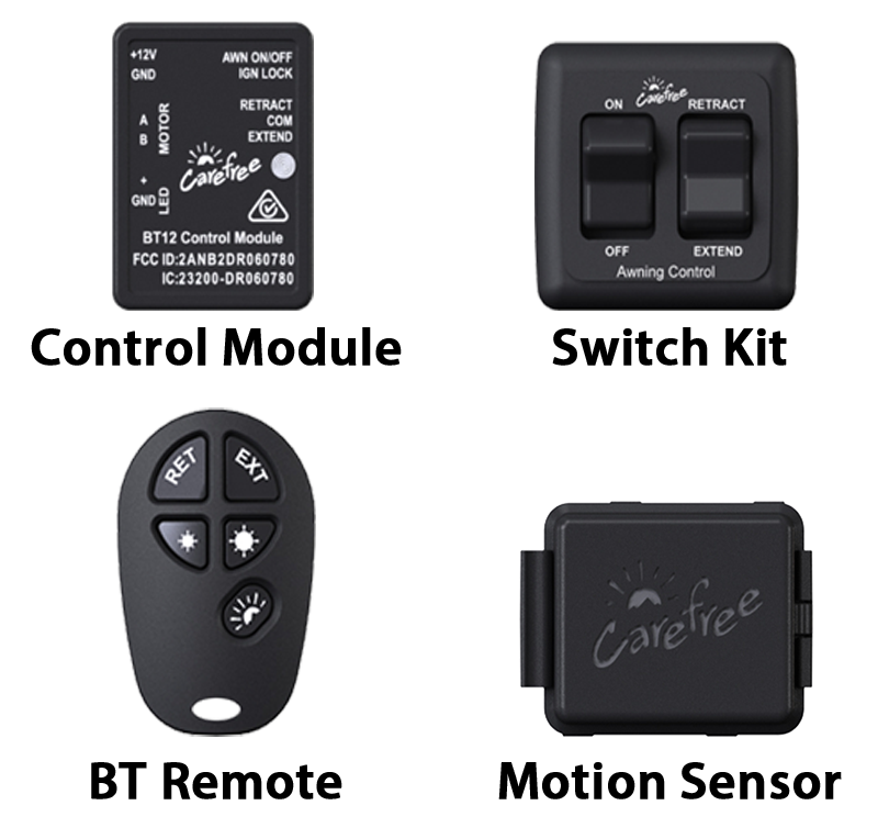 bt12 wireless awning control system with remote
