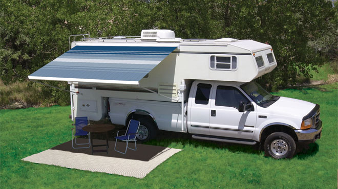 Truck camper with Awning