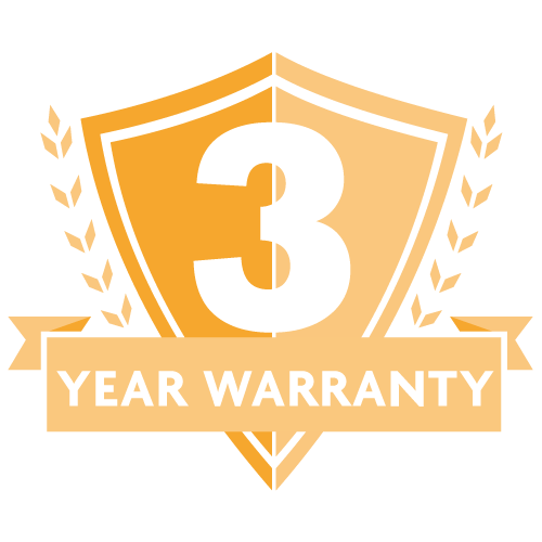 3 year warranty icon