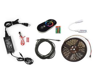 Universal Color with White LED Add-On Awning Light Kit-White with Remote