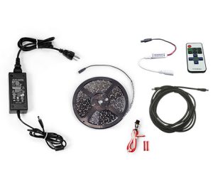 Universal White LED Add-On Awning Light Kit-White with Remote