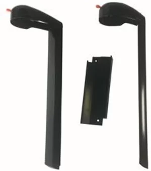 Tall Bracket - Flange heights 3.26" - 5.25" - Black