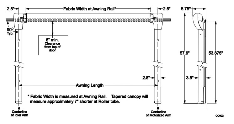 Carefree Compass Awning