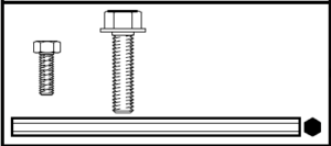 Hardware Pack, Wall Mount