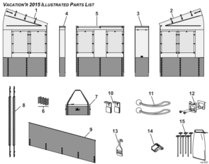Vacation'R Room Replacement Parts