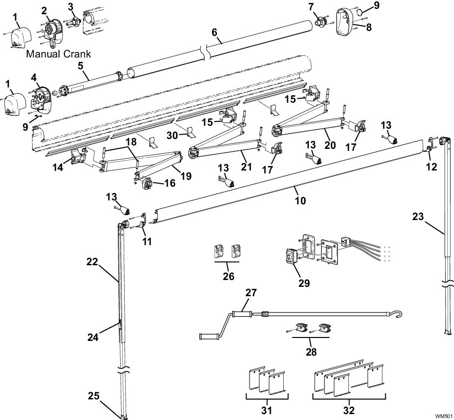Freedom Wall Mount Replacement Parts